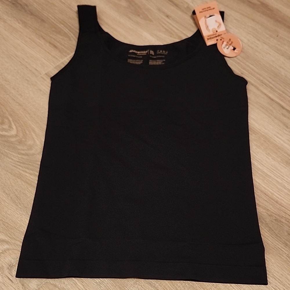 ShaperMint Everyday Cami Black Tank Top